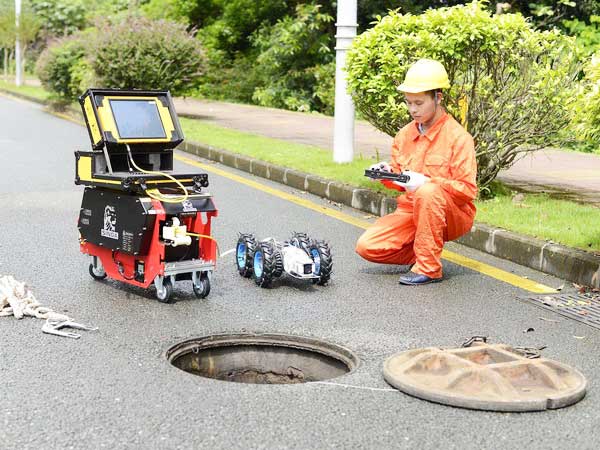 称多管道机器人检测
